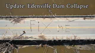 Update 2 Edenville Dam Collapse Wixom Lake Flood 2020  Aerial [upl. by Anerehs]