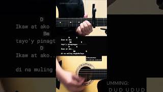 Ikaw At Ako  TJ Monterde  Easy Guitar Chords Tutorial For Beginners guitarlesson [upl. by Auop]