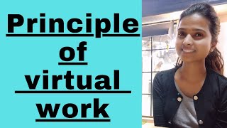 Principle of virtual work bsc clear explanation in Hindi  classical mechanics [upl. by Valora524]