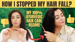 MY 100 Ayurvedic Hair Care Regime to Grow New Hair [upl. by Ecyac]