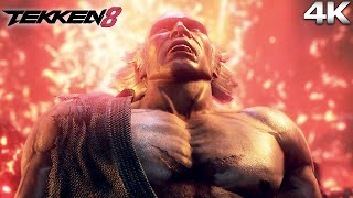 Tekken 8 – Lars Transforms Into Heihachi Mishima Scene 4K UHD [upl. by Schreibe]