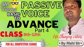 Active And Passive Voice Basic To Advance By Rishi Sir [upl. by Esinnej]