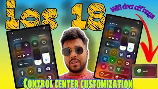 Fix iOS 18 Control Center  Reset To Add WiFi Bluetooth Cellular Toggle amp More ⚡⚡ [upl. by Denna]