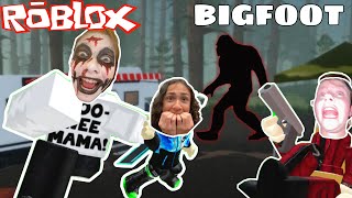 I PLAYED BIGFOOT IN ROBLOX WITH MY FRIENDS AND IT WAS TERRIBLE  Roblox Bigfoot Horror [upl. by Leiso]