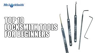 Top 10 Locksmith Tools for Beginners  Mr Locksmith [upl. by Zucker]