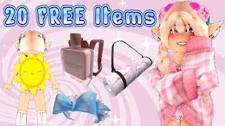 20 FREE Items And Accessories That You Can Get Roblox Free UGC [upl. by Reviere702]