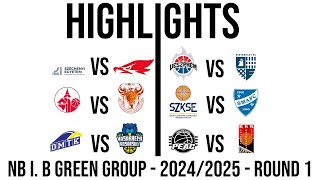 NB I B Green Group  20242025  Round 1 Highlights [upl. by Buck458]