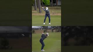 Collin Morikawa Golf Swing Long Iron Slow Motion golf slowmotiongolfswings [upl. by Essie]