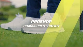 Proshop  Nouvelles CHAUSSURES FootJoy [upl. by Ahsei55]