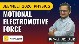 Motional Electromotive Force  Electromagnetic Induction  Physics  Target JEE amp NEET 2020 [upl. by Cutter]