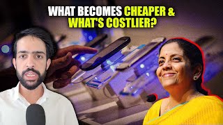 Union Budget 2024 what becomes cheaper amp whats costlier [upl. by Horick]