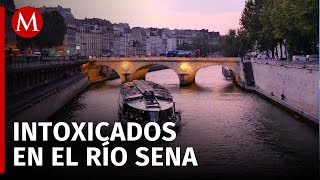 Atletas olímpicos que nadaron en el río Sena se enfermaron por altos niveles de contaminación [upl. by Garibold]