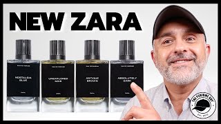 New ZARA FRAGRANCES  Absolutely Dark Antique Brown Nostalgia Blue  Unexplored Noir [upl. by Otsedom]