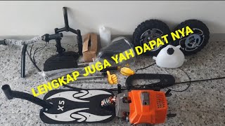 Unboxing goped x5 gen 2 scooter engine standupscootergas gasscooter [upl. by Modestine]