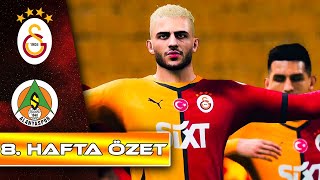 Galatasaray 10 Alanyaspor  Trendyol Süper Lig 8Hafta 202425 Maç Özeti [upl. by Yenetruoc419]