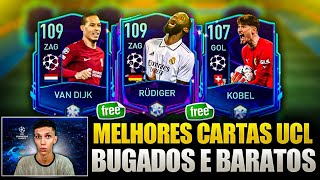 BUGADOS E MUITO BARATOS😱 OS MELHORES DEFENSORES E GOLEIROS DA UCL🔥ABSURDOS  FIFA MOBILE 23 [upl. by Harod208]