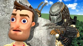 I Became the PREDATOR to Hunt my Friends Gmod [upl. by Bergen140]