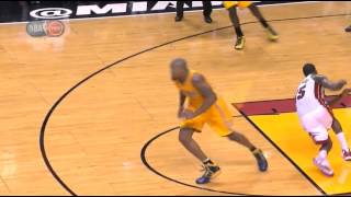 David West hits Mario Chalmers  NBA Eastern Conference finals game 2  2013 [upl. by Figone746]