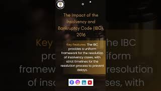 Impact of the Insolvency and Bankruptcy Code 2016 ibc law legal ytshorts mksinghlegalservice [upl. by Nalla383]