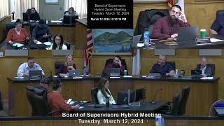 County of Lake Board of Supervisors Meeting · Tuesday 03122024 [upl. by Hodgson]