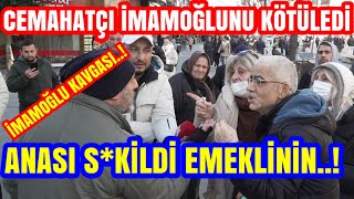 ANASI SKİLDİ EMEKLİNİN TARİKATÇI İMAMOĞLUNA AĞZINA GELENİ SÖYLEDİ MEYDAN KARIŞTI [upl. by Esorrebma]