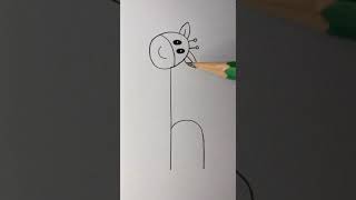 🦒 DIBUJA UNA JIRAFA CON LA LETRA h dibujo drawing dibujolapiz dibujos arte tutorial [upl. by Tyrone518]