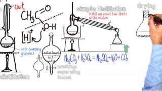 Esters 4 Organic Preparation amp Purification of an Ester [upl. by Hume]