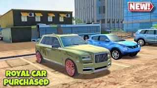 New royal car purchased 🤑 💰 Taxi sim 2022 evolution 🤡 [upl. by Eceinwahs]