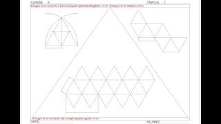 II  Tav 07  Sviluppo del tetraedro dellottaedro e dellicosaedro [upl. by Liggitt231]