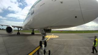 Pushback of our Inaugural Dubin to Toronto Flight [upl. by Dal]