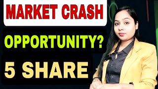 MARKET CRASH OPPORTUNITY 5 STOCKS TO BUY NOW [upl. by Paco]