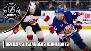 New Jersey Devils vs New York Islanders  Full Game Highlights [upl. by Yssac903]