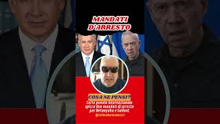 Mandato di arresto internazionale per Netanyahu e Gallant oggi netanyahu gaza guerra mandato [upl. by Akcimehs]