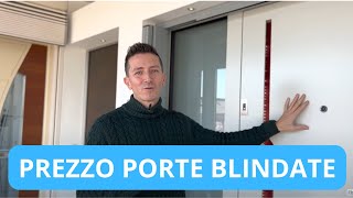 Prezzo porte blindate [upl. by Nanreit305]