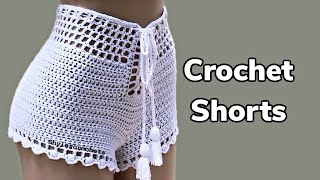 Crochet shorts  crochet shorts tutorial [upl. by Erin]