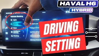 Vehicle Driving Settings in Haval [upl. by Harwin398]