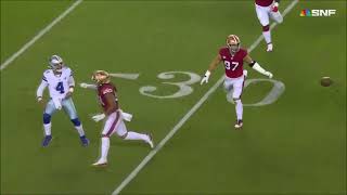 Fred Warner  Highlights  49ers vs Dallas Cowboys  NFL Week 8 2024 [upl. by Ylrak]