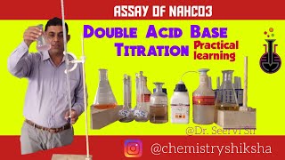 Acid Base Double Titration II Assay of NaHCO3 II [upl. by Anuaek295]