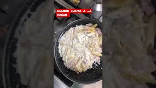 Salmon pasta a la cream salmon paata [upl. by Norrag]