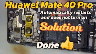 Huawei Mate 40 pro Automatic restarts stuck on Huawei logo Solution restorephone smartphone [upl. by Alysa]