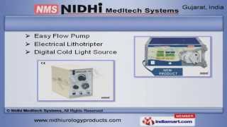 Urology Equipments by Nidhi Meditech Systems Ahmedabad [upl. by Tsew992]