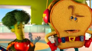 Lunch Candy  The BiteSized Adventures of Sam Sandwich  Disney Junior [upl. by Bruning]