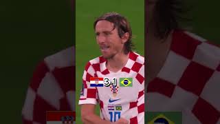 Croatia vs Brazil penalty shootout shorts [upl. by Aetnahs]