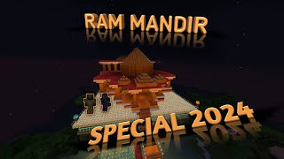 MAINE MINECRAFT MA RAM MANDIR BANAYA [upl. by Plath]