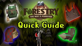 OSRS FORESTRY Quick Guide  Everything YOU Need to Know  RuneScape Woodcutting Expansion [upl. by Adolfo]