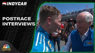 IndyCar Series POSTRACE INTERVIEWS Grand Prix of St Petersburg  31024  Motorsports on NBC [upl. by Essy]