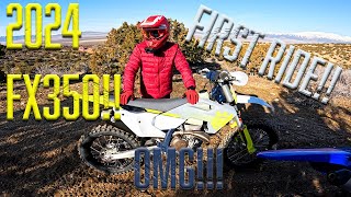 2024 Husqvarna FX 350 First Ride [upl. by Guglielmo888]