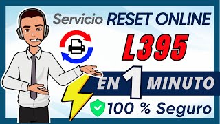 EPSON L395 ✅ Servicio ONLINE Reset Almohadillas 🔒 Seguro ⚡ Rápido y 🔄 Reutilizable [upl. by Sialac]