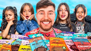 MEZCLAMOS 100 CHOCOLATES de MRBEAST y CREAMOS una BARRA GIGANTE [upl. by Gyatt20]