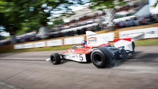 Fittipaldi and the McLaren M23 reunited [upl. by Wernda]